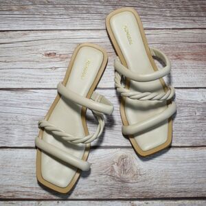 EXPRESS Women's Leather Slides Size 9.5